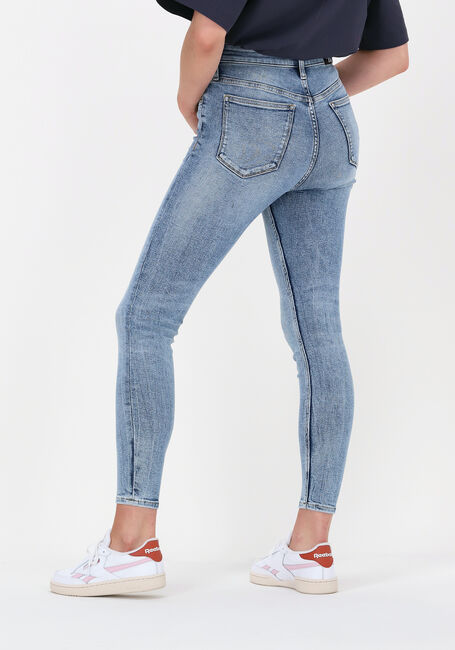 Blauwe CALVIN KLEIN Skinny jeans HIGH RISE SUPER SKINNY ANKLE - large