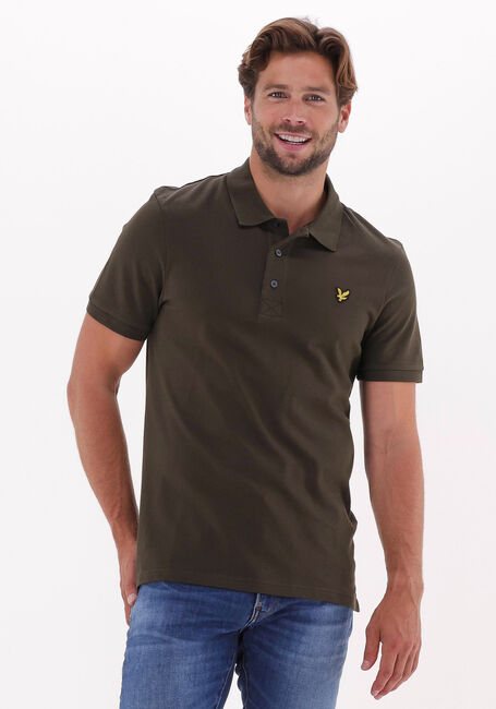 Olijf LYLE & SCOTT Polo PLAIN POLO SHIRT - large