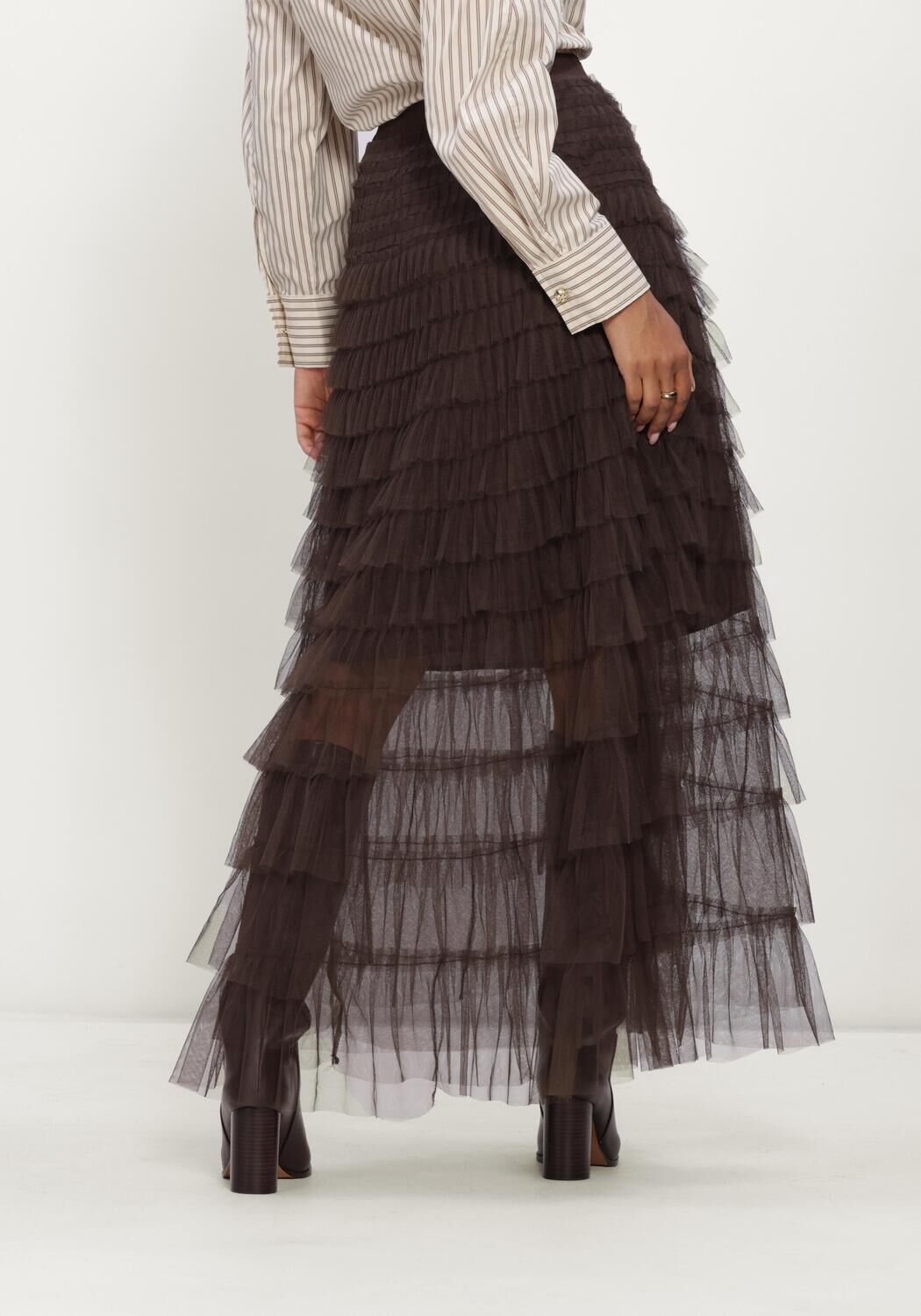 Bruine CO'COUTURE Maxirok 34238 JADECC SKIRT - large