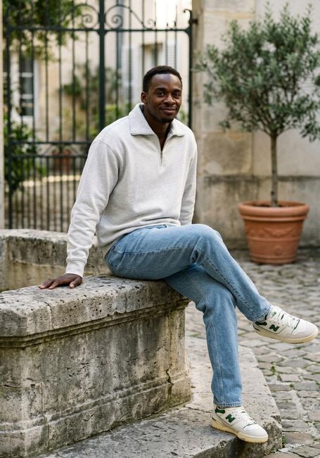 Lichtgrijze SELECTED MEN Trui SLHRELAXARON LS HALF ZIP SWEAT - large