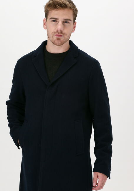Donkerblauwe SELECTED HOMME Mantel HAGEN W COAT B DARK - large