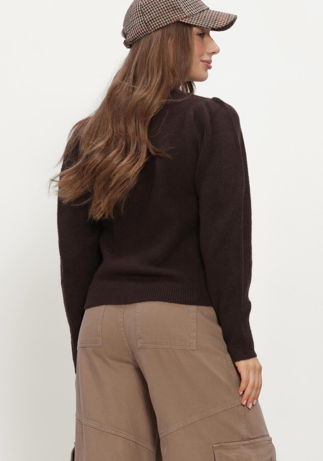 NEO NOIR Dames Truien & Vesten Nuna Knit Cardigan Bruin