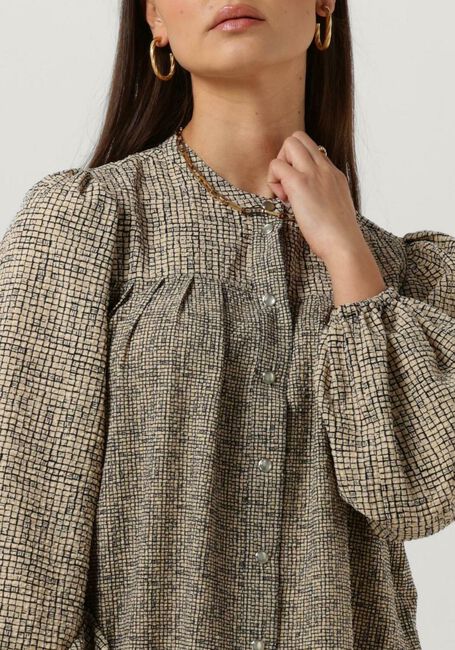 Zwarte SECOND FEMALE Mini jurk FLOS DRESS - large