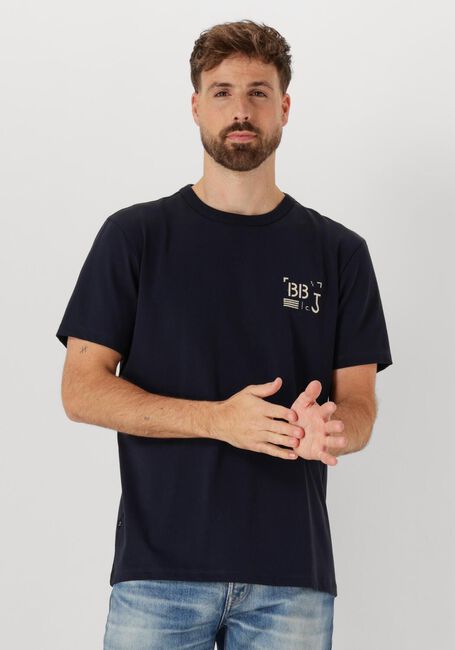 Donkerblauwe BUTCHER OF BLUE T-shirt ARMY STENCIL TEE - large