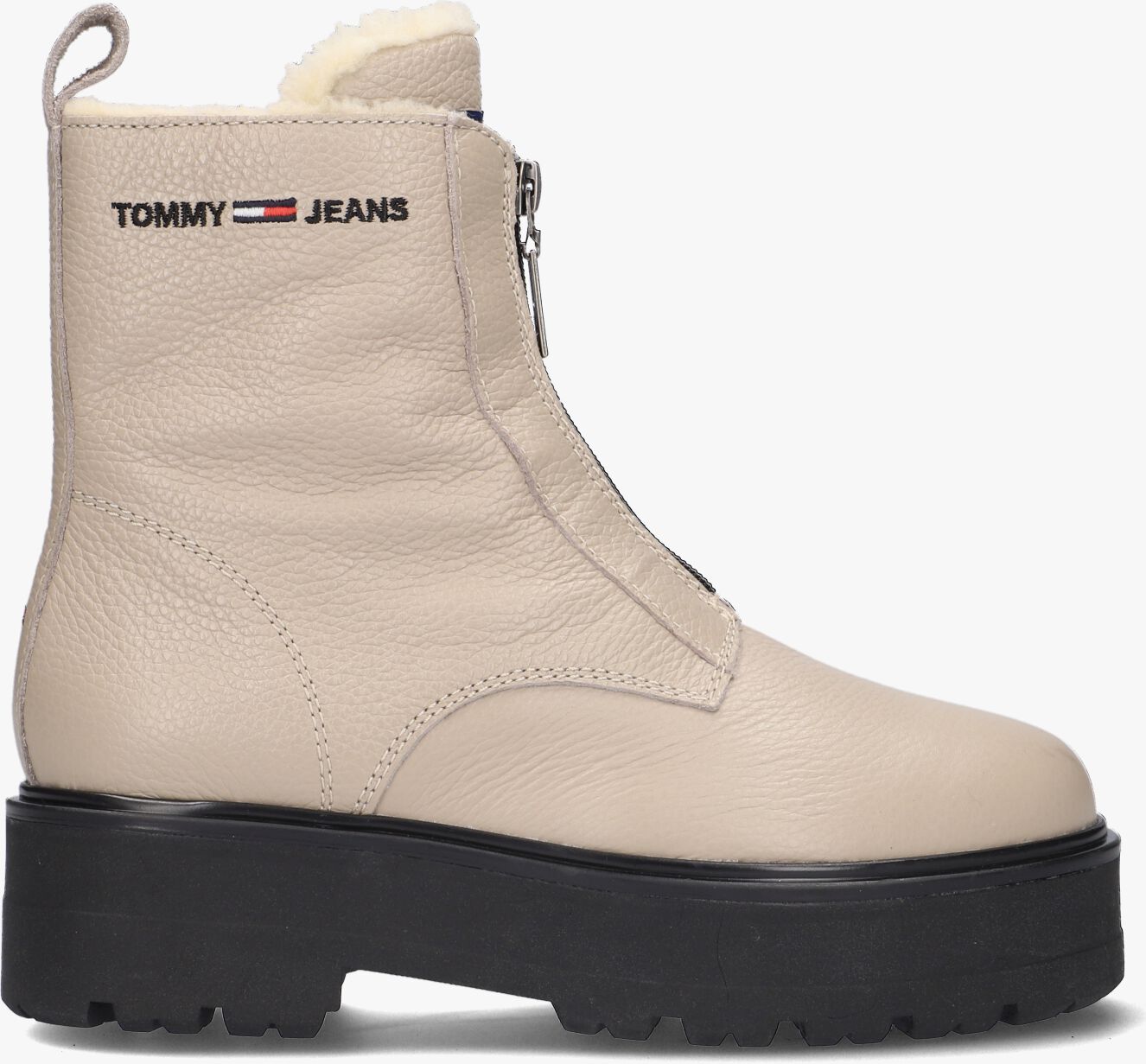 Warm lined zipper boot tommy hilfiger