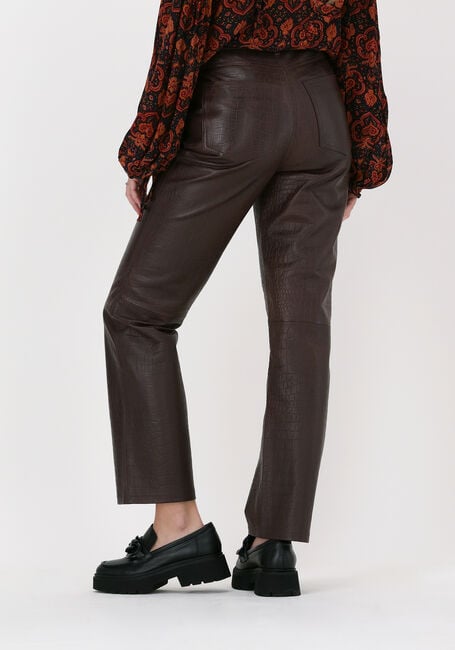 Bruine GESTUZ Wijde broek SALLY GZ HW PANTS - large
