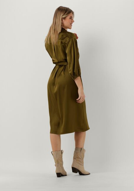 Groene MSCH COPENHAGEN Midi jurk ORIANNE JEANITA SHIRT DRESS - large