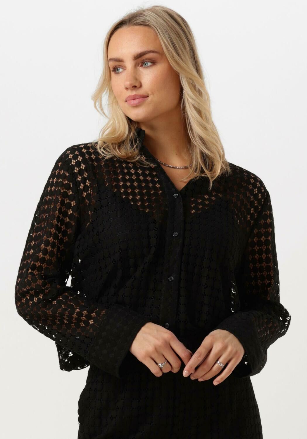 Modström Zwarte Shirt Blouse Hattiemd Stijl Black Dames