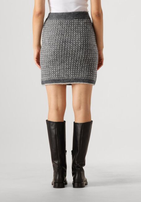 Donkergrijze SELECTED FEMME Minirok SLFSINE SHORT KNIT SKIRT - large