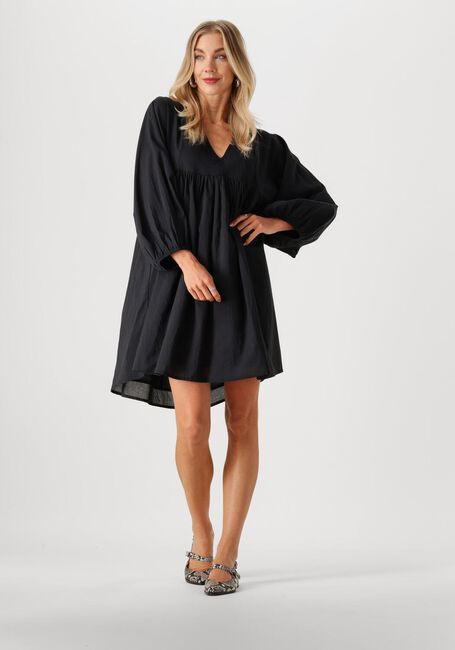 Zwarte BY-BAR Mini jurk PHILOU CHAMBRIC DRESS - large