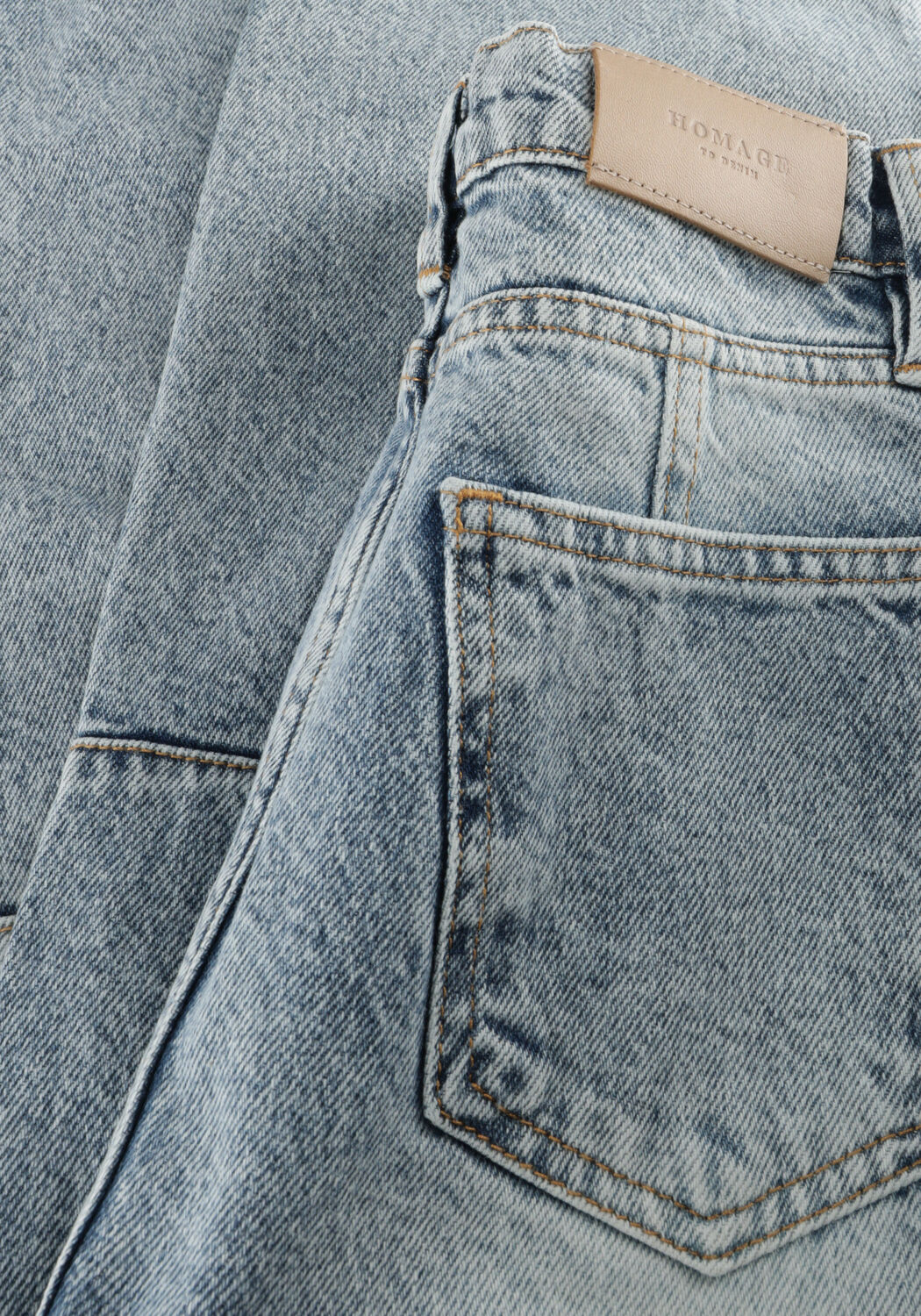 Lichtblauwe HOMAGE Wide jeans AMBER - large