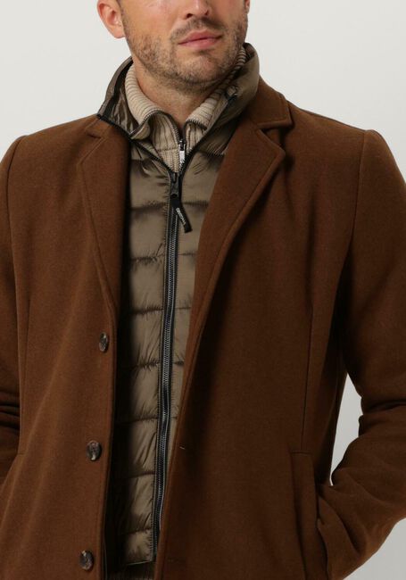 Bruine VANGUARD Mantel LONG JACKET MARTEN CHOPROAD - large