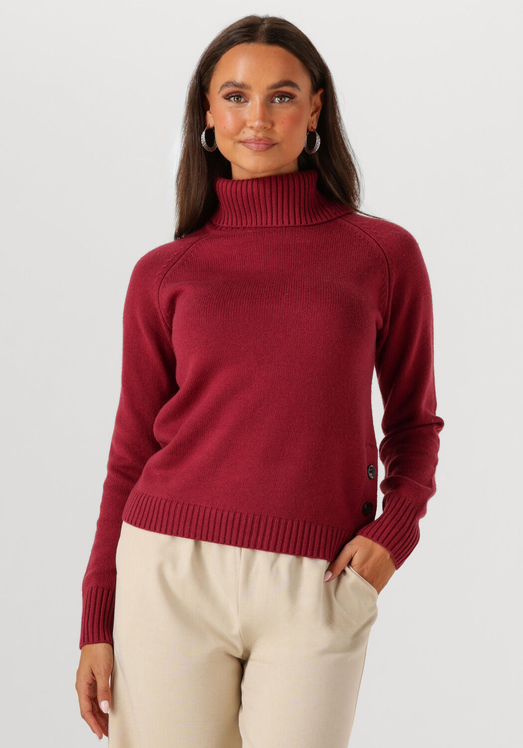 SILVIAN HEACH Dames Truien & Vesten Turte Neck Diouf Bordeaux
