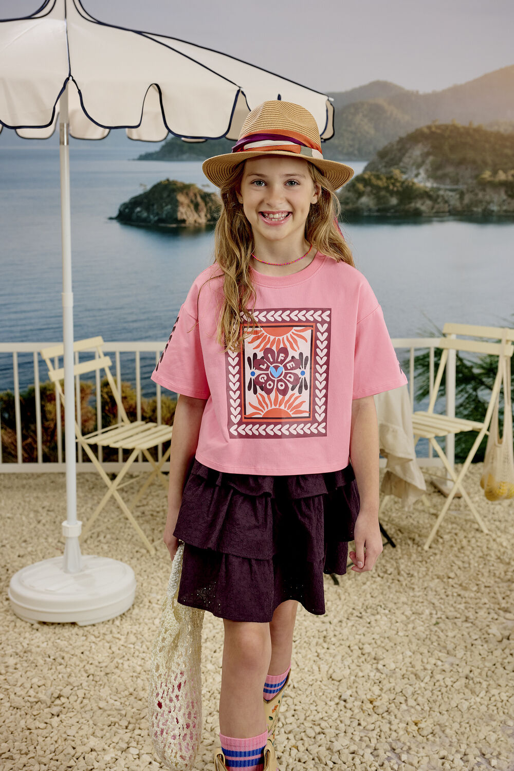 Roze Z8 T-shirt ANISSA - large