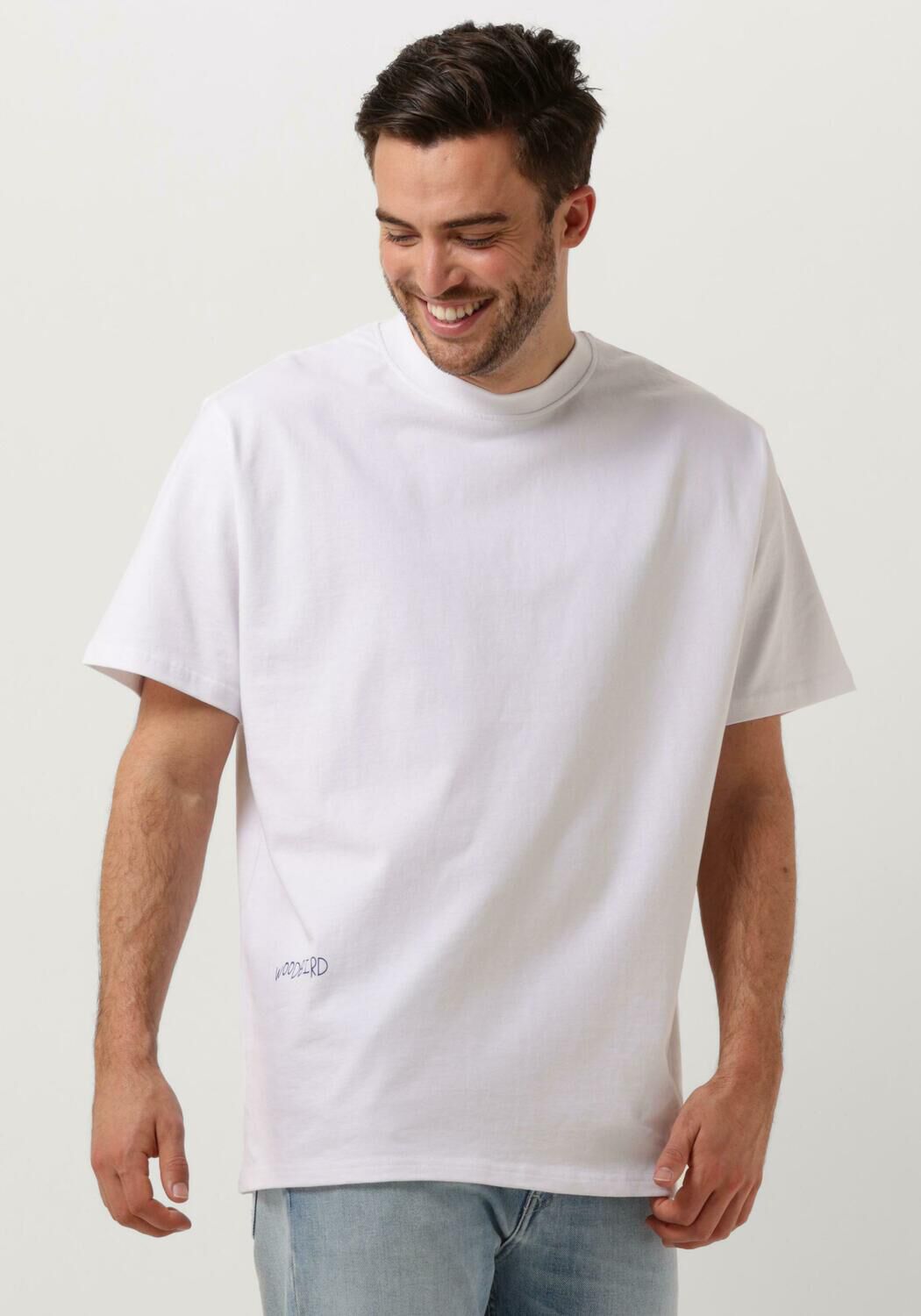 WOODBIRD Heren Polo's & T-shirts Wbbaine Vase Tee Wit