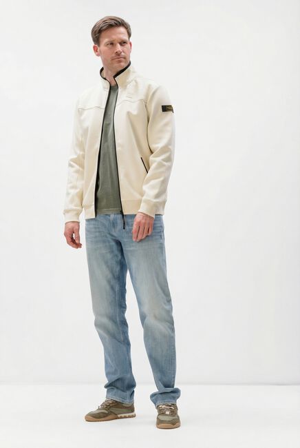 Beige PME LEGEND Vest INTERLOCK SWEAT - large