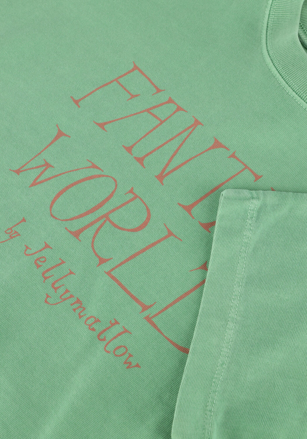 Mint Jelly Mallow T-shirt FANTASY WORLD CROPPED T-SHIRT - large