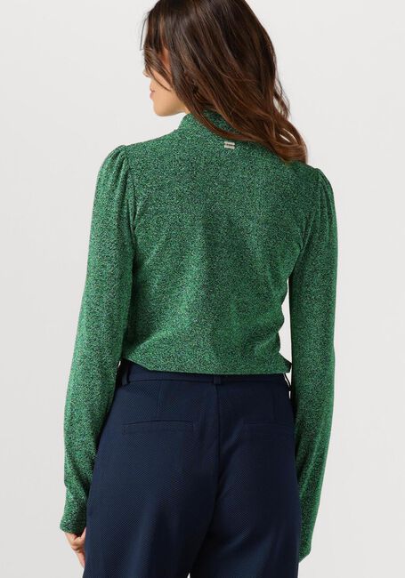Groene POM AMSTERDAM Trui TURTLENECK - GLITTERR PINE GREEN - large