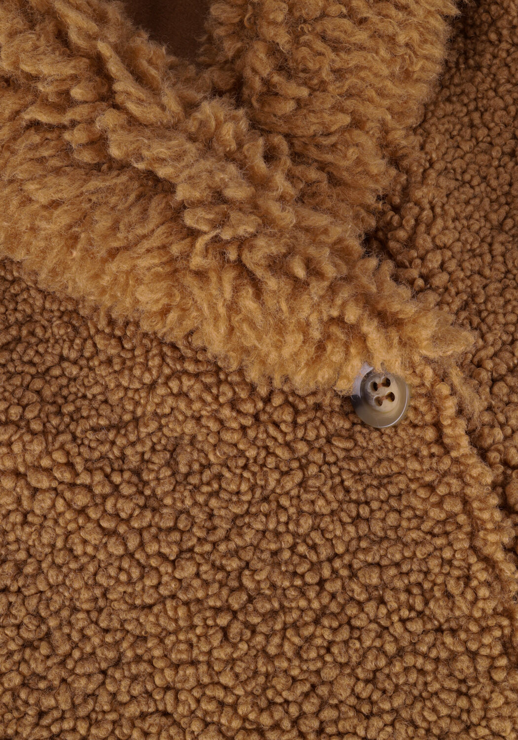 Bruine BEAUMONT Teddy jas LAMMY REVERSIBLE COAT - large