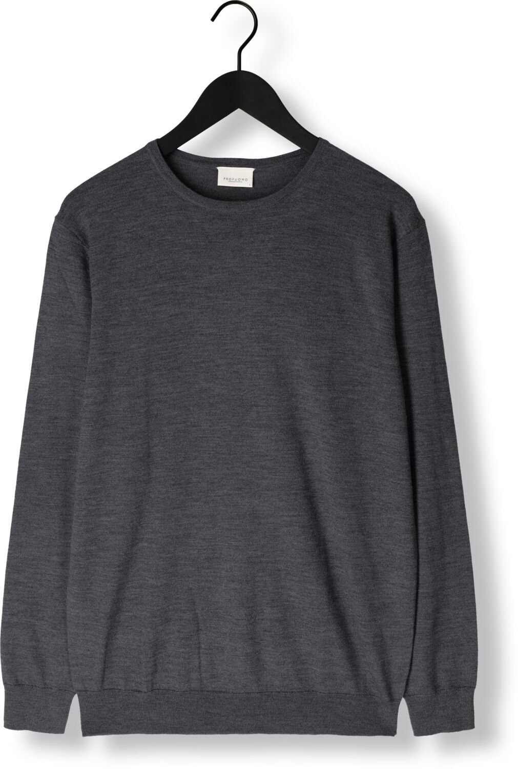 PROFUOMO Heren Truien & Vesten Pullover Crewneck Antraciet