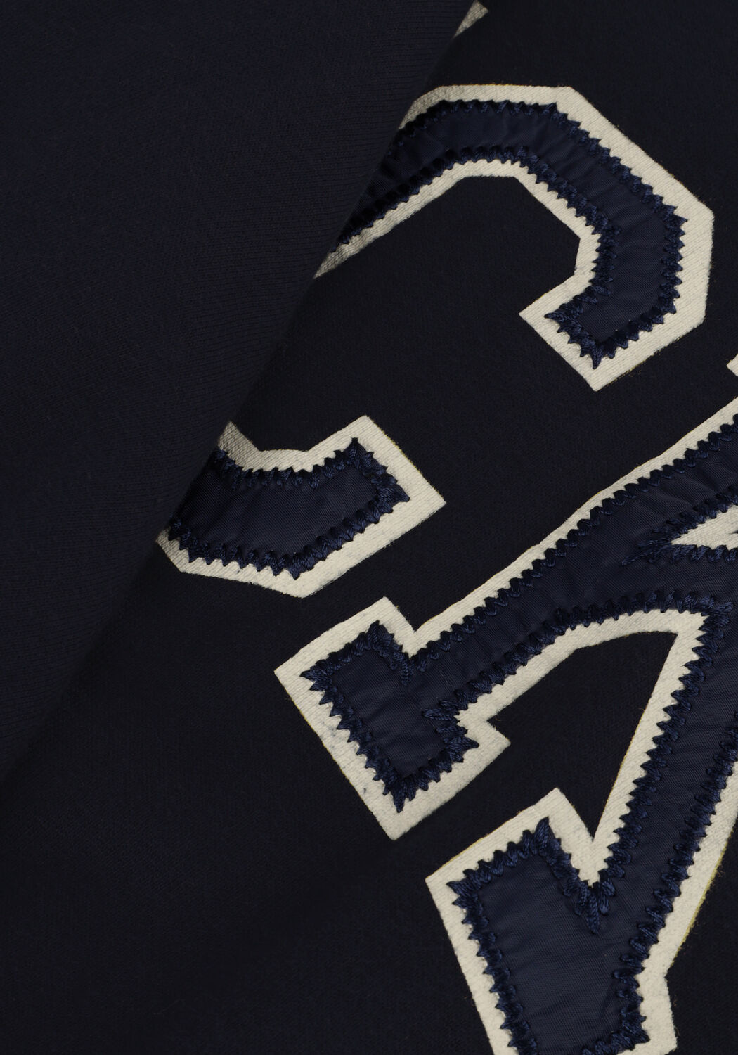 Donkerblauwe BY-BAR Trui BIBI PATCHWORK SWEATER - large