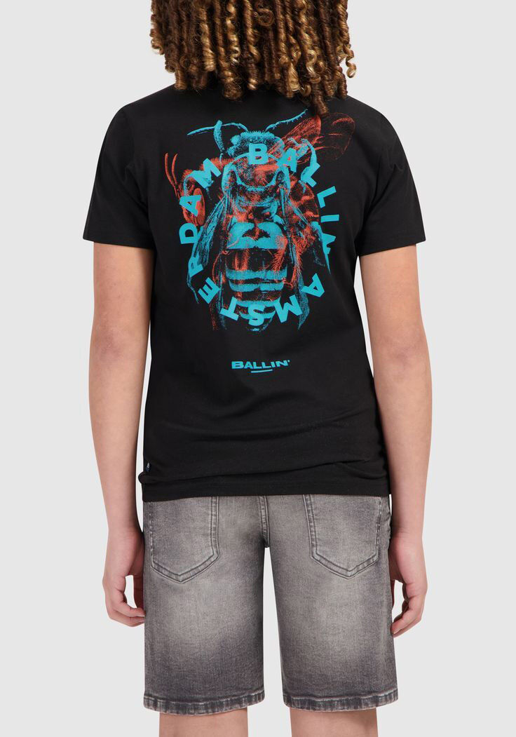 Zwarte BALLIN T-shirt 017104 - large
