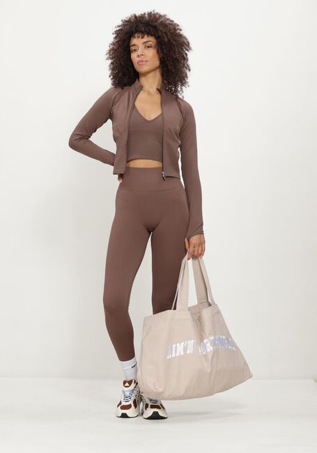 Bruine AIM'N Sporttops SHAPE SEAMLESS CROSS BACK BRALETTE - large