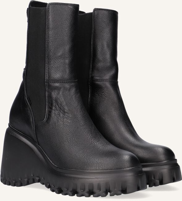 Zwarte BRONX Enkellaarsjes CURV-Y 47365 Zwarte BRONX Enkellaarsjes CURV-Y 47365 - large