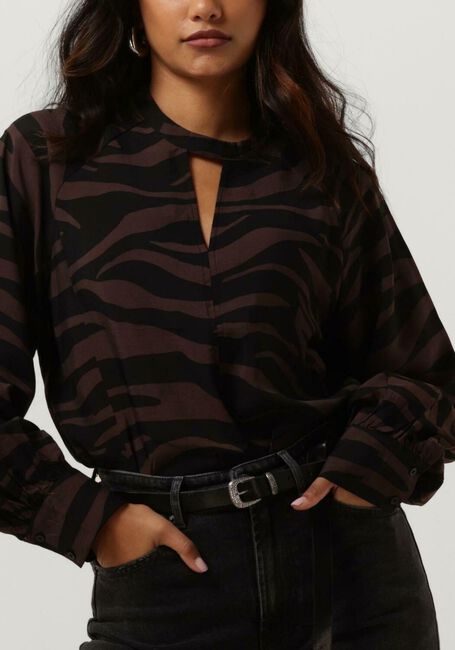 Bruine OBJECT Blouses OBJCIRA L/S TOP - large