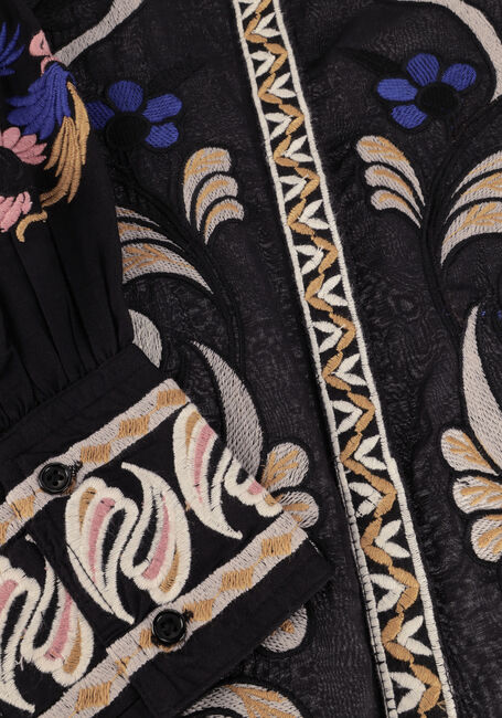 Zwarte SUMMUM Blouses BLOUSE EMBROIRERED VOILE Zwarte SUMMUM Blouses BLOUSE EMBROIRERED VOILE - large