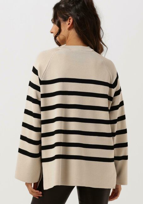 Beige OBJECT Trui OBJESTER LS KNIT TOP - large