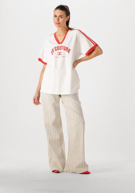 Witte CO'COUTURE T-shirt SIARACC OVERSIZE SPORTY V-TEE - large