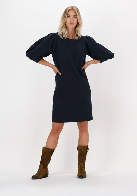Blauwe SUMMUM Mini jurk DRESS WAFFLE JERSEY - large