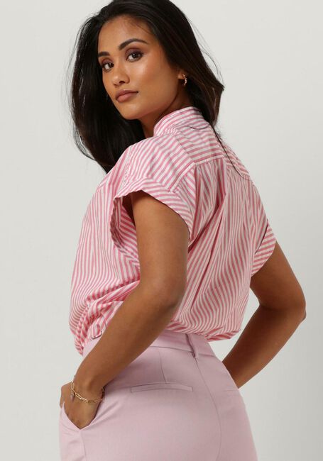 Lichtroze SCOTCH & SODA Blouse EXTENDED SHOULDER ROLL SLEEVE SHIRT - large