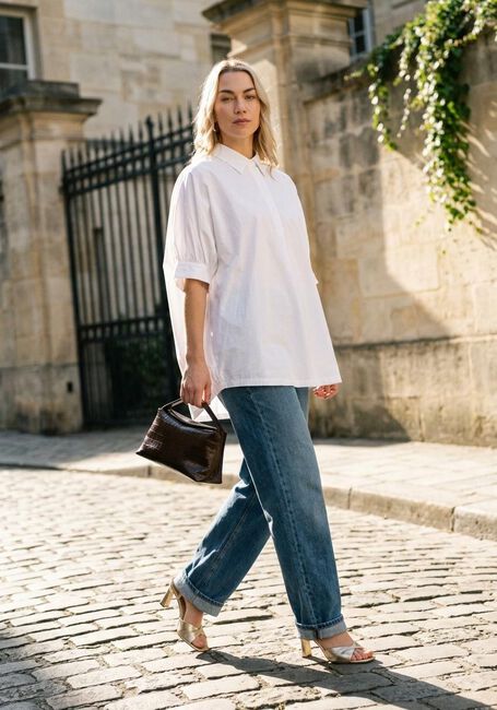 Witte SILVIAN HEACH Blouses SHIRT GLANZ - large