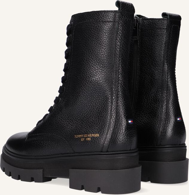 Zwarte TOMMY HILFIGER Veterboots MONOCHROMATIC LACE UP Zwarte TOMMY HILFIGER Veterboots MONOCHROMATIC LACE UP - large