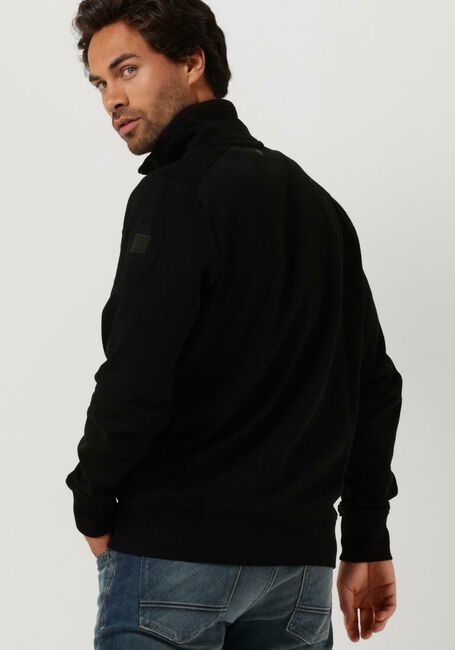 Zwarte PME LEGEND Vest ZIP JACKET JACQUARD INTERLOCK SWEAT - large