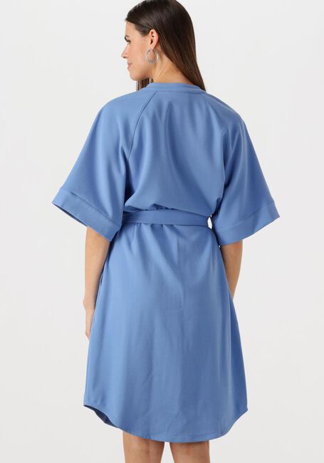 Lichtblauwe ANOTHER LABEL Mini jurk DENICE DRESS S/S - large