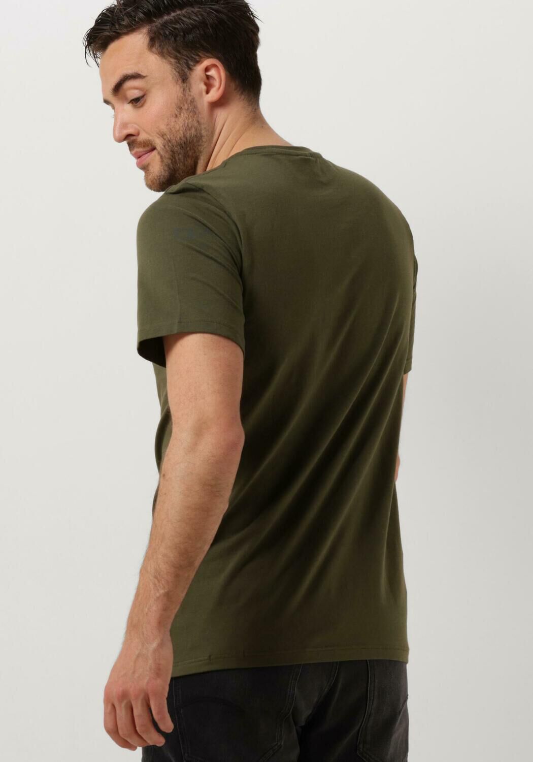 G-STAR RAW Heren Polo's & T-shirts Slim Base R T S s Olijf