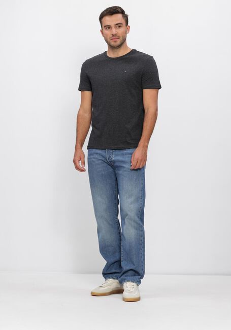 Antraciet TOMMY JEANS T-shirt TJM XSLIM JASPE HTR TEE EXT - large