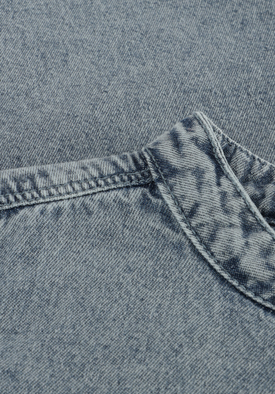 Blauwe LIL' ATELIER Overshirts NMMTAYA LS LOOSE DNM SHIRT - large