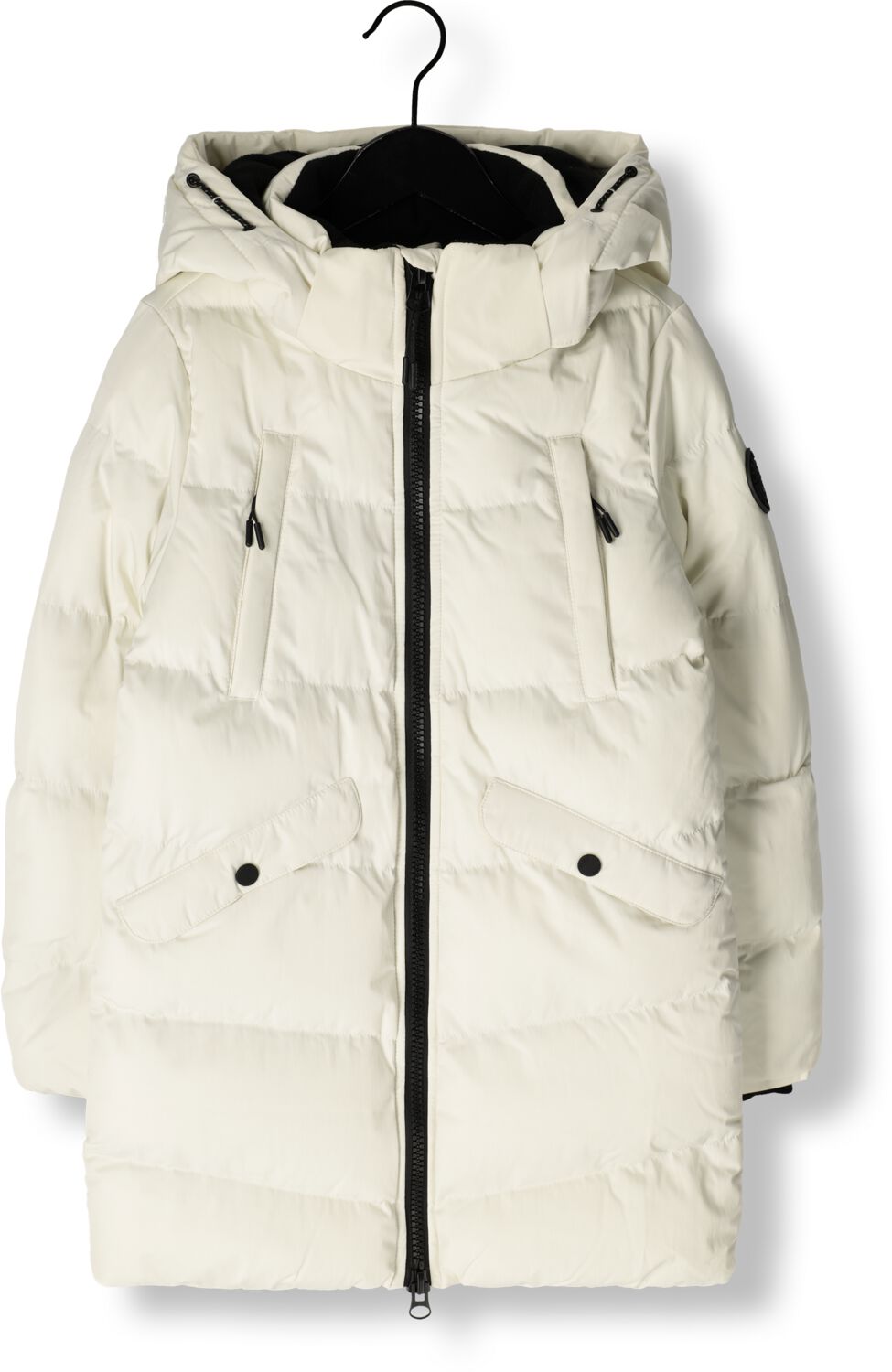 Cars gewatteerde winterjas YLIE wit Meisjes Polyester Capuchon Effen 140