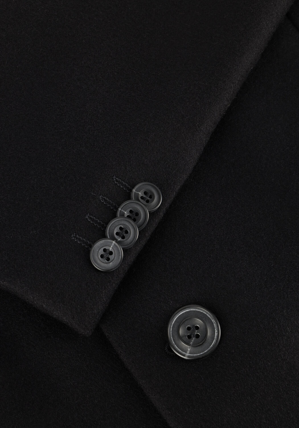 Zwarte HUGO Mantel MIGOR2441 - large