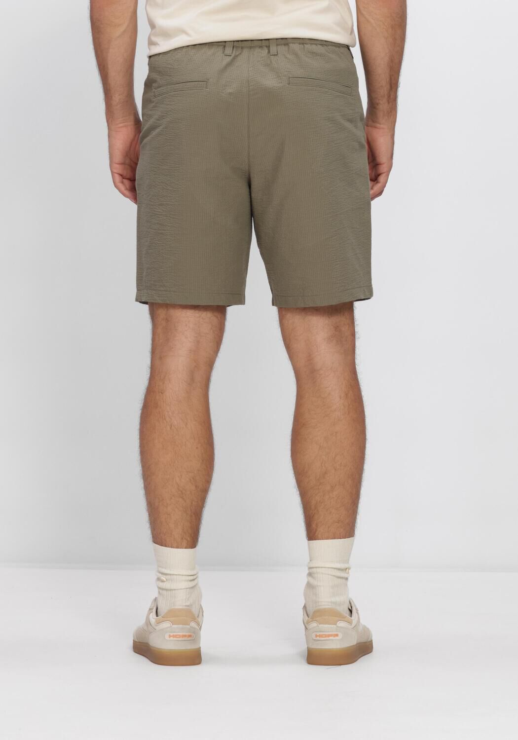 Groene SELECTED MEN Broeken SLHREGULAR-KARL SEERSUCKER  SHORTS NOOS - large