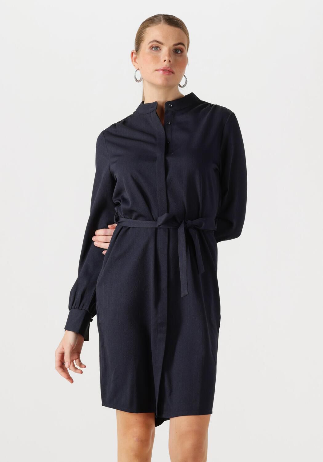 ANOTHER LABEL Dames Jurken Dalyce Dress L s Donkerblauw