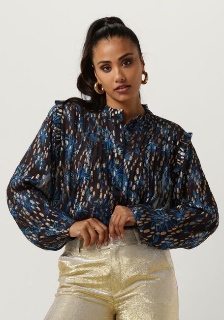 Donkerblauwe CIRCLE OF TRUST Blouses MALLORY BLOUSE - large