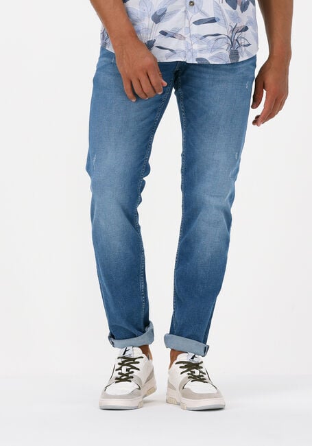 Blauwe VANGUARD Slim fit jeans V7 RIDER MID BLUE SPECIAL - large