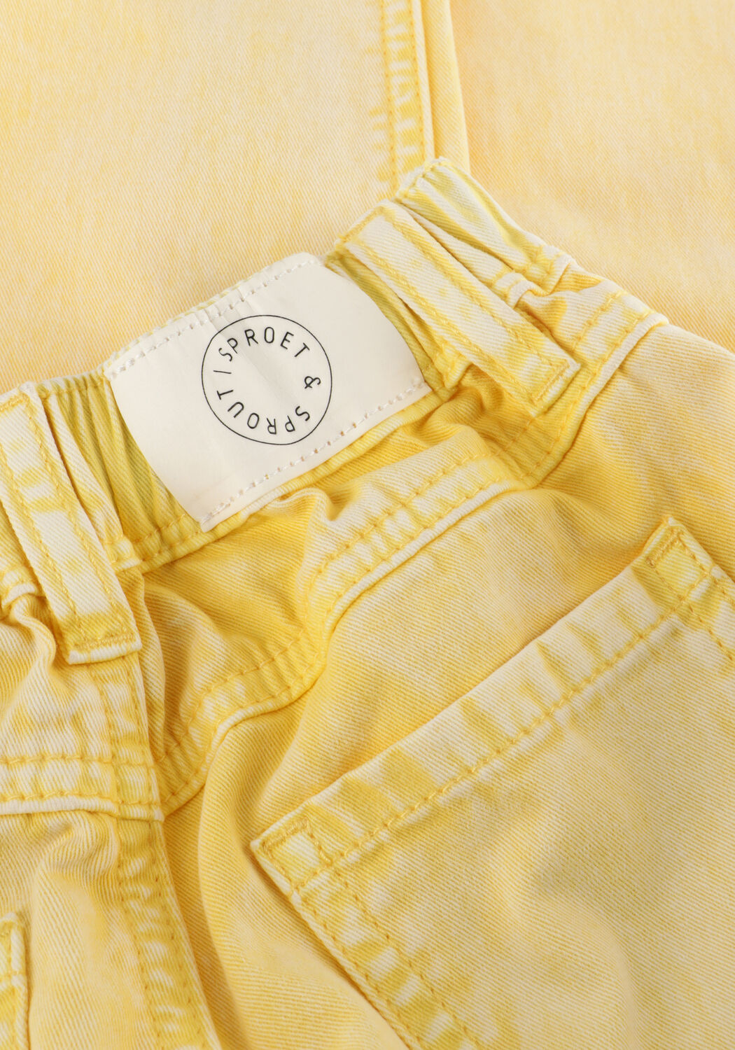 Butter yellow Sproet & Sprout Lange broeken DENIM PANTS YELLOW - large