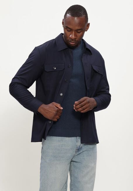 Donkerblauwe MATINIQUE Overshirt MADAMO - large