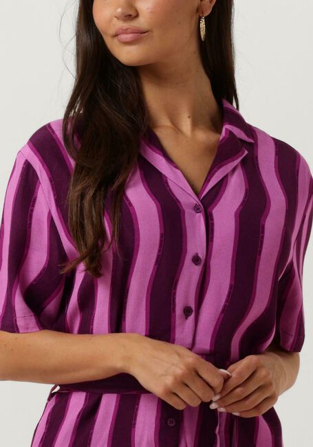 Paarse COLOURFUL REBEL Playsuits TRU STRIPES PLAYSUIT - large